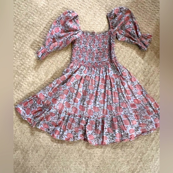 Perry Walker Grace Mini Dress - Pink and Blue floral - Picture 5 of 5